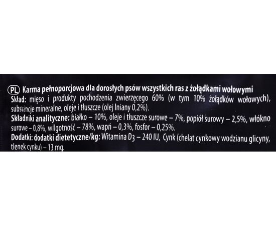 DOLINA NOTECI PIPER WITH BEEF STOMACHS - WET DOG FOOD 500 G