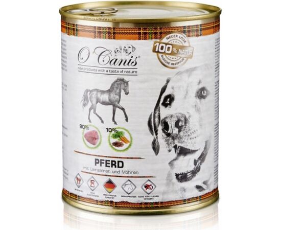 O'CANIS CANNED DOG FOOD- WET FOOD- HORSE MEAT WITH POTATO- 800 G