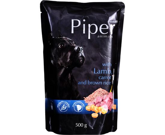 DOLINA NOTECI PIPER WITH LAMB, CARROT AND BROWN RICE - WET DOG FOOD 500 G