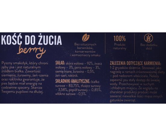 JOHN DOG CHEWING BONE BERRY WITH CRANBERRY - DOG CHEW - 12 CM