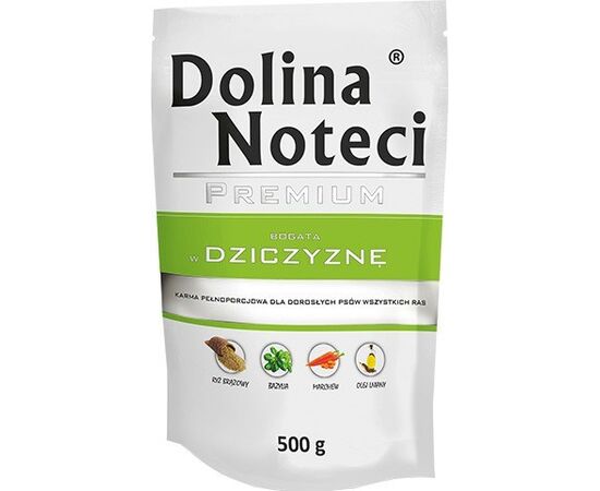 DOLINA NOTECI PREMIUM VENISON RICH - WET DOG FOOD - 500G