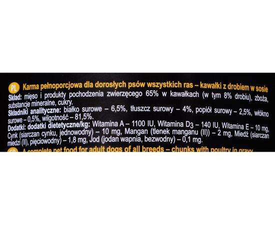 DOLINA NOTECI RAFI CLASSIC WITH POULTRY - WET DOG FOOD - 1240G