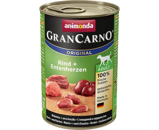 ANIMONDA GRANCARNO ORIGINAL BEEF, DUCK ADULT 400 G