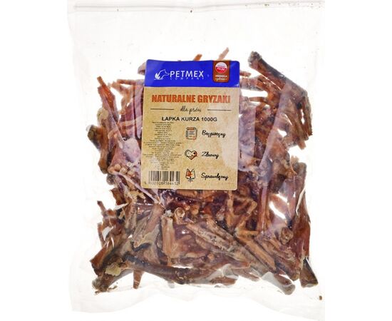 PETMEX DOG CHEW CHICKEN PAW - 1 KG