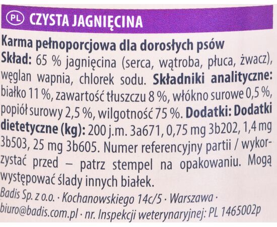 ANIMONDA GRANCARNO 4017721824286 DOGS MOIST FOOD LAMB ADULT 400 G