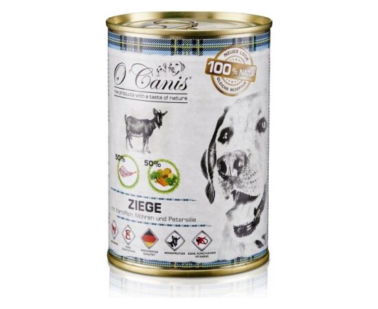 O'CANIS CANNED DOG FOOD- WET FOOD-GOAT WITH POTATOES- 400 G