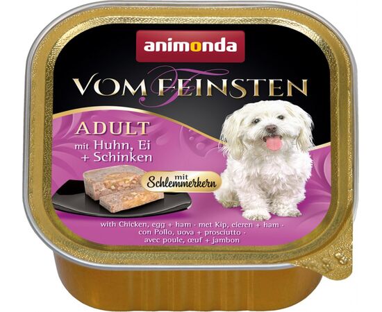 ANIMONDA VOM FEINSTEN GOURMET CORE WITH CHICKEN, EGG + HAM EGG, CHICKEN, HAM ADULT 150 G