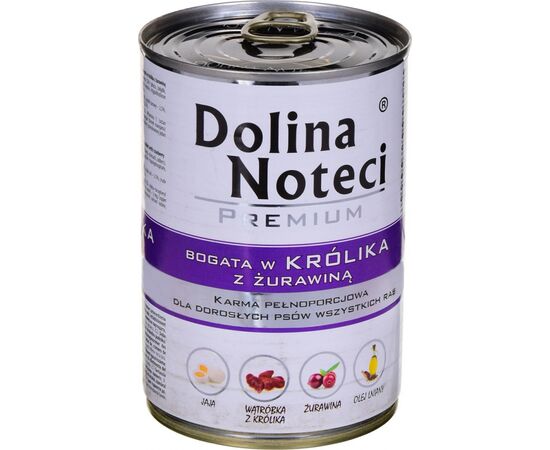 DOLINA NOTECI PREMIUM RICH IN RABBIT AND CRANBERRY - WET DOG FOOD - 400 G