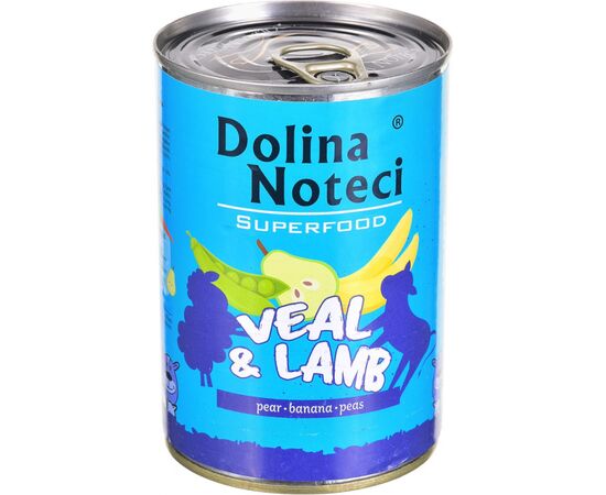 DOLINA NOTECI SUPERFOOD WITH VEAL AND LAMB - WET DOG FOOD - 400G
