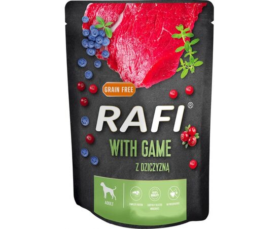 DOLINA NOTECI RAFI WET DOG FOOD VENISON, BLUEBERRY, CRANBERRY 300 G