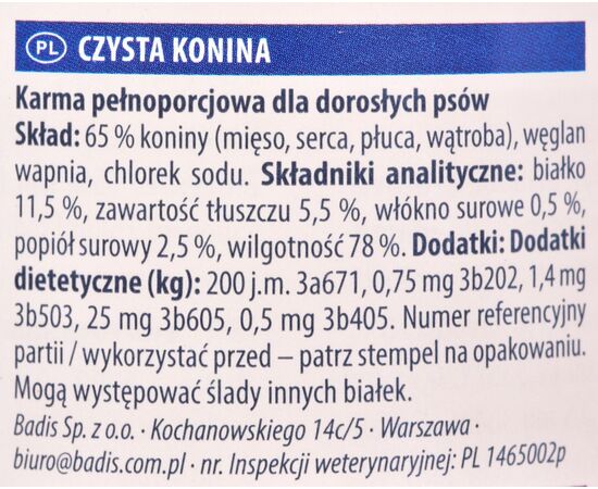 ANIMONDA GRANCARNO SINGLE PROTEIN FLAVOR: HORSE MEAT - 400G CAN