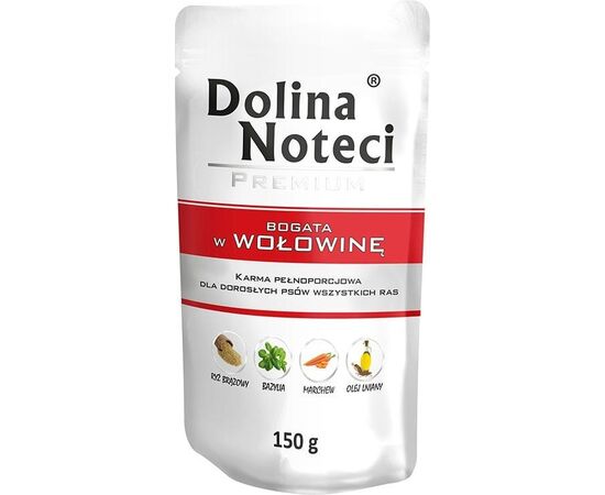 DOLINA NOTECI PREMIUM RICH IN BEEF - WET DOG FOOD - 150G