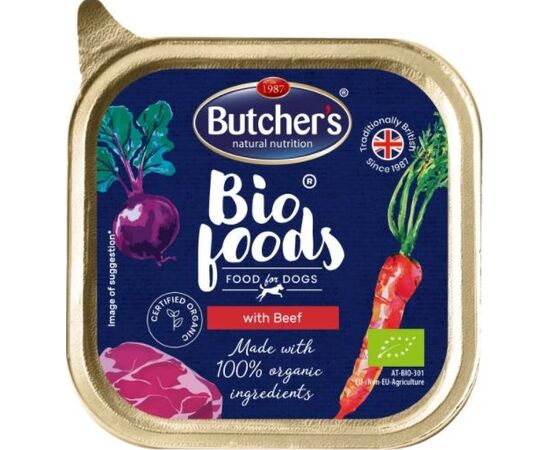 BUTCHER'S BUTCHER’S BIO FOODS PATE WITH BEEF AND VEAL 150G