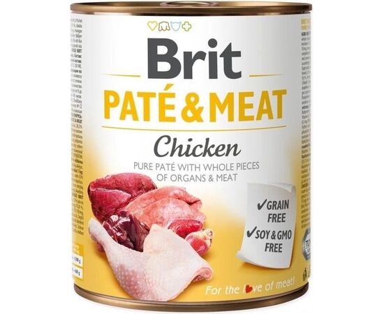 BRIT PATÉ & MEAT WITH CHICKEN - 800G