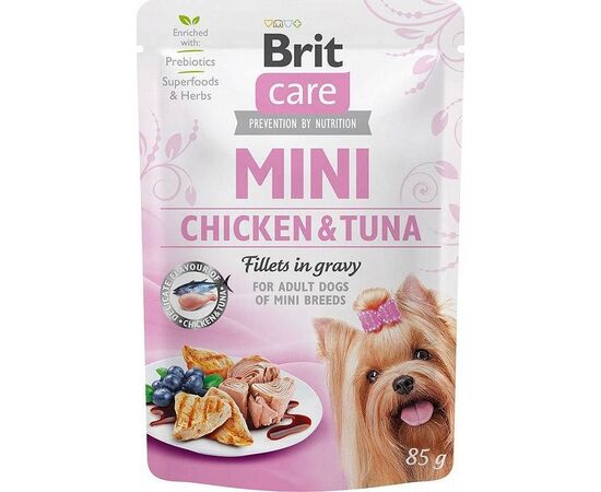 BRIT CARE MINI CHICKEN&TUNA - WET DOG FOOD - 85 G