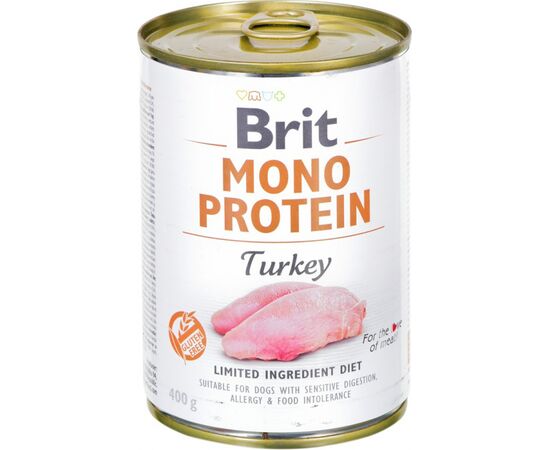 BRIT MONO PROTEIN TURKEY - WET DOG FOOD 400G