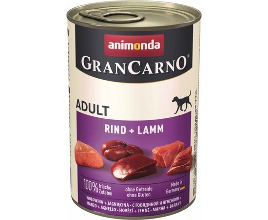 ANIMONDA GRANCARNO ORIGINAL BEEF, LAMB ADULT 400 G