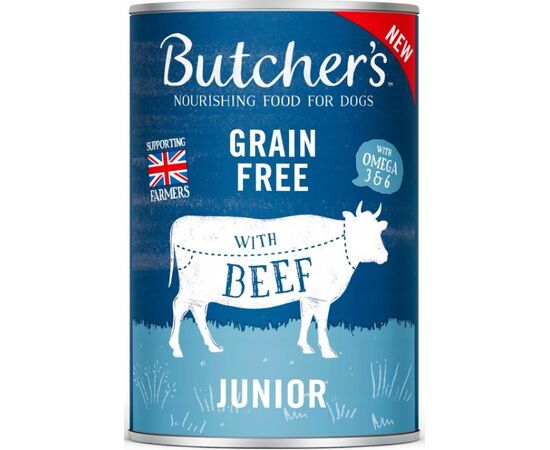 BUTCHER'S ORIGINAL JUNIOR BEEF JELLY - WET DOG FOOD - 400G