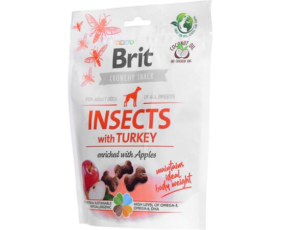 BRIT CARE DOG INSECTS&TURKEY - DOG TREAT - 200 G