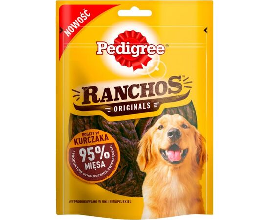 PEDIGREE RANCHOS WITH CHICKEN - DOG TREAT - 70G