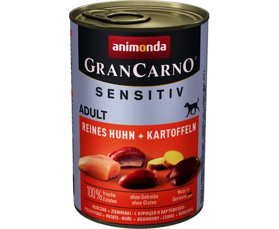 ANIMONDA GRANCARNO 4017721824118 DOGS MOIST FOOD CHICKEN, LIVER ADULT 400 G
