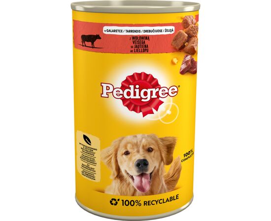 PEDIGREE 5900951015854 DOGS MOIST FOOD BEEF ADULT 1.2 KG