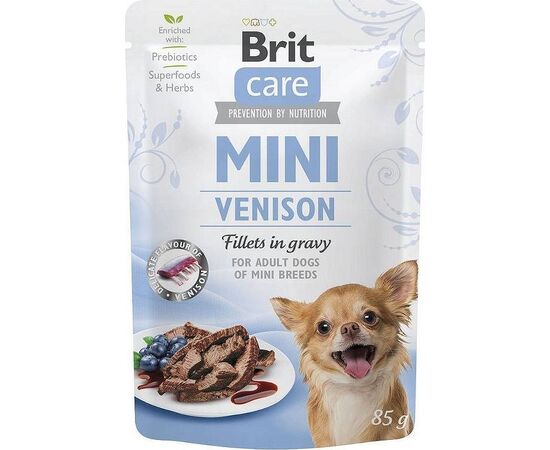 BRIT CARE MINI VENISON - WET DOG FOOD - 85 G