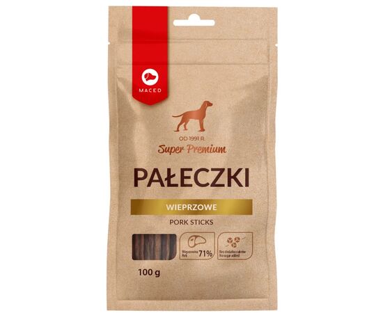 MACED PORK STICKS - DOG TREAT - 100G