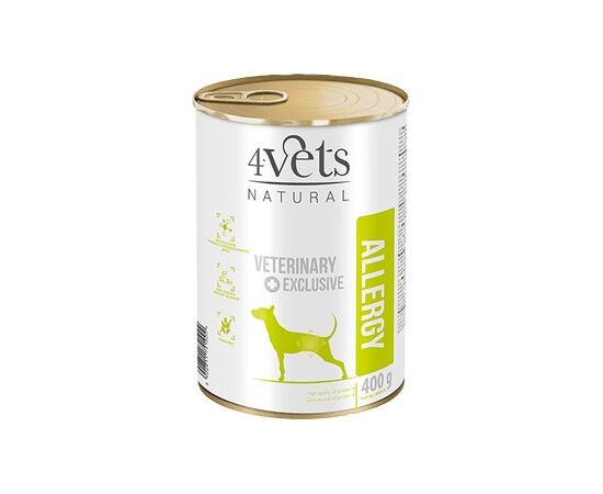 4VETS NATURAL ALLERGY LAMB DOG - WET DOG FOOD - 400 G
