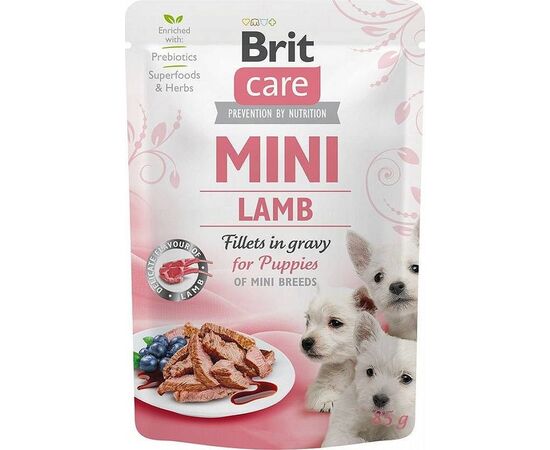 BRIT CARE MINI PUPPY LAMB - WET DOG FOOD - 85 G