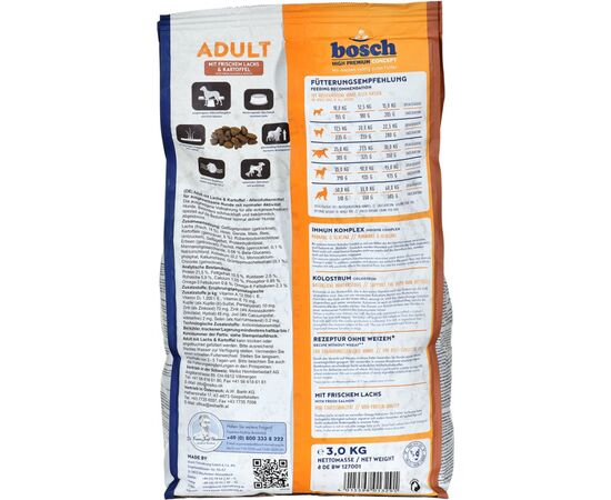 BOSCH 09030 ADULT SALMON POTATO  3 KG