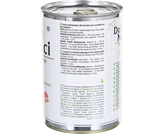 DOLINA NOTECI PREMIUM PURE LAMB - WET DOG FOOD - 400G