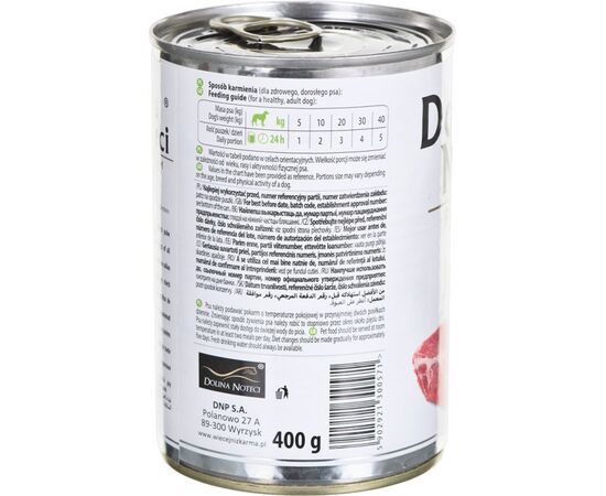 DOLINA NOTECI PREMIUM PURE LAMB - WET DOG FOOD - 400G