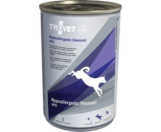 TROVET HYPOALLERGENIC VPD WITH VENISON - WET DOG FOOD - 400 G