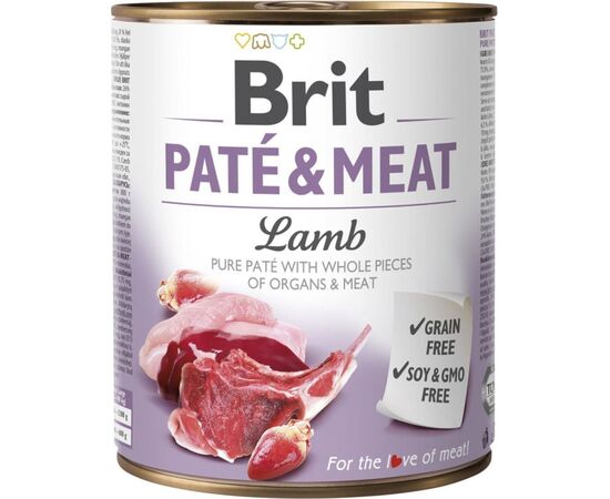 BRIT PATÉ & MEAT WITH LAMB - 800G
