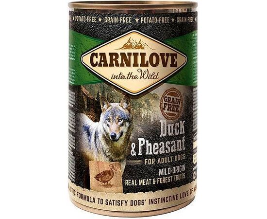 CARNILOVE INTO THE WILD DUCK&PHEASANT - WET DOG FOOD - 400 G