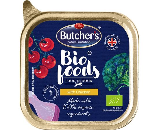 BUTCHER'S BUTCHER’S BIO FOODS WITH CHICKEN 150G