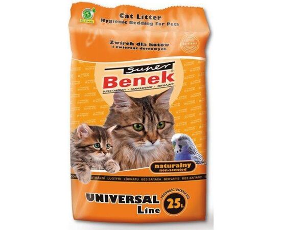 SUPER BENEK CERTECH SUPER BENEK UNIVERSAL NATURAL - CAT LITTER CLUMPING 25 L