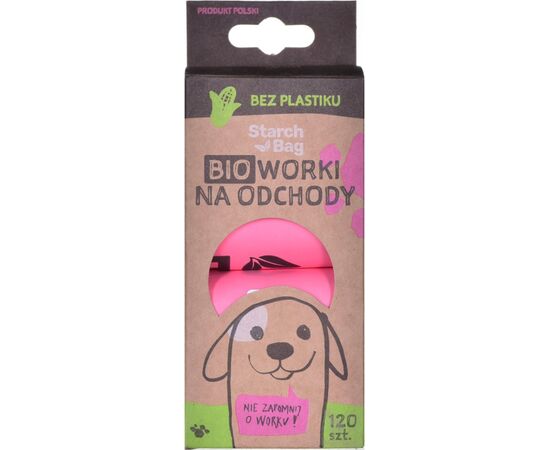 STARCH BAG - DOG POOP BAGS - 8 X 15