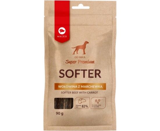 MACED SOFTER BEEF WITH CARROT - DOG TREAT - 100G