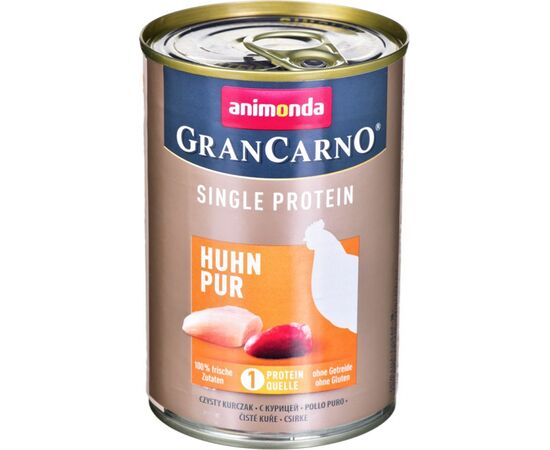 ANIMONDA GRANCARNO SINGLE PROTEIN FLAVOR: CHICKEN - 400G CAN