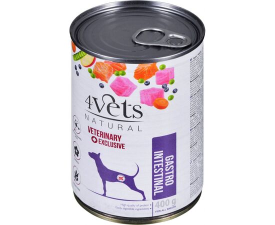 4VETS NATURAL GASTRO INTESTINAL DOG - WET DOG FOOD - 400 G