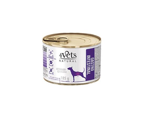 4VETS NATURAL GASTRO INTESTINAL DOG - WET DOG FOOD - 185 G