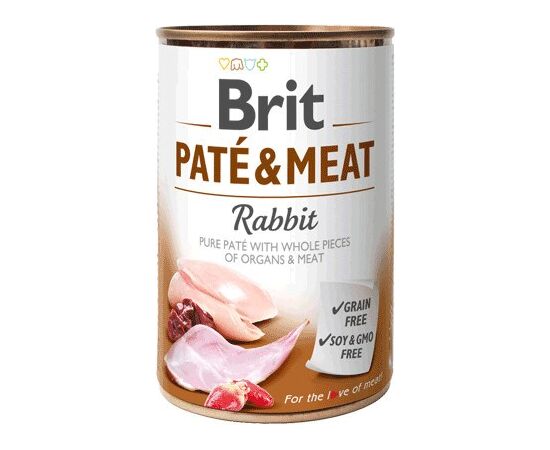 BRIT PATÉ & MEAT WITH RABBIT - 400G