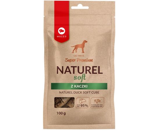 MACED NATUREL DUCK SOFT CUBE - DOG TREAT - 100G