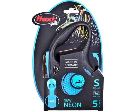 FLEXI NEW NEON S 5 M DOG RETRACTABLE LEAD