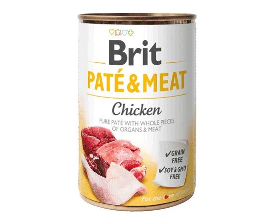 BRIT PATÉ & MEAT WITH CHICKEN - 400G