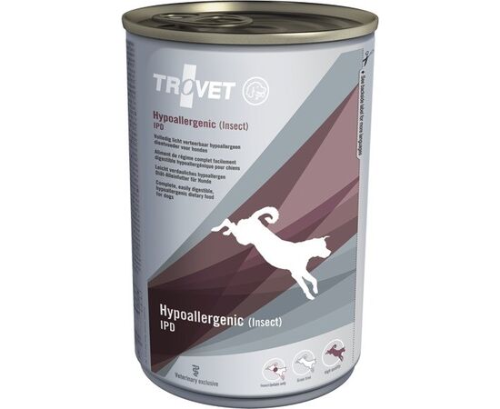 TROVET HYPOALLERGENIC IPD WITH INSECT - WET DOG FOOD - 400 G