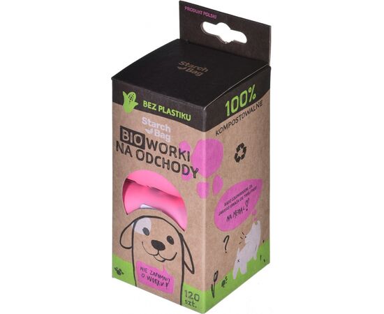 STARCH BAG - DOG POOP BAGS - 8 X 15