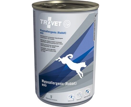 TROVET HYPOALLERGENIC RRD WITH RABBIT - WET DOG FOOD - 400 G